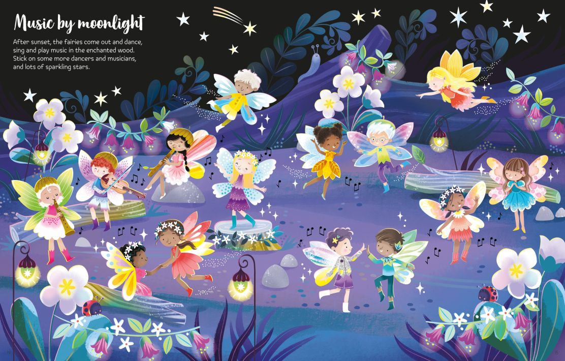 Usborne - First Sticker Book - Sparkly Fairies