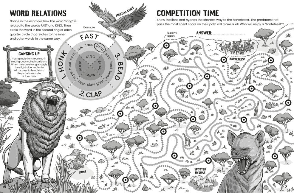 Usborne - Deadly Animal Puzzle Book