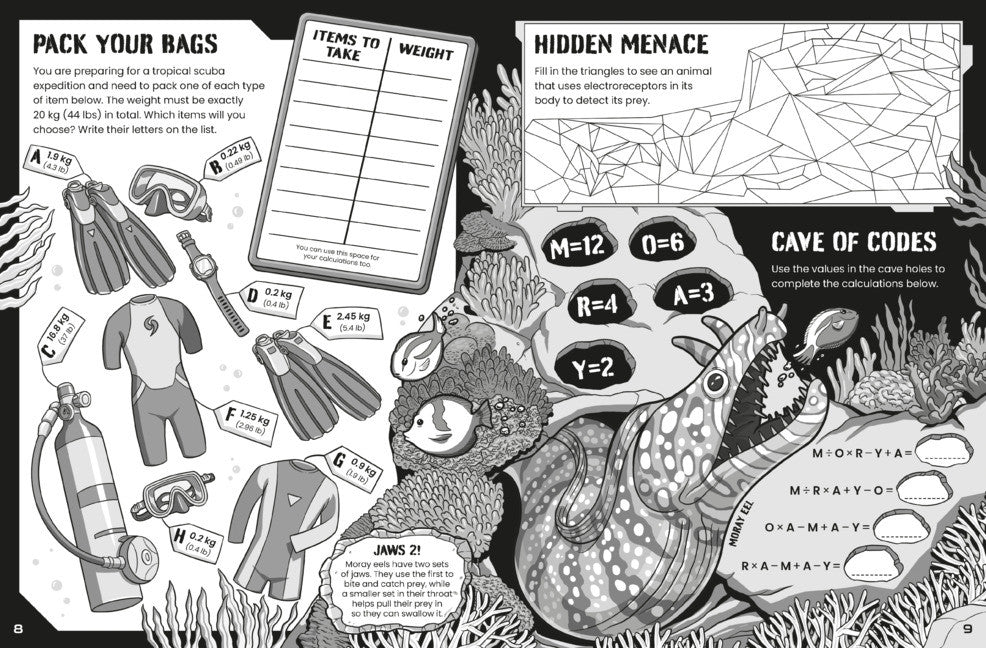 Usborne - Deadly Animal Puzzle Book