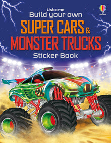 Usborne - Build Your Own Supercars & Monster Trucks Sticker Book