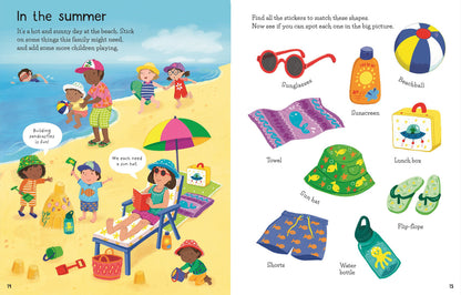 Usborne - First Sticker Book - Getting Dressed