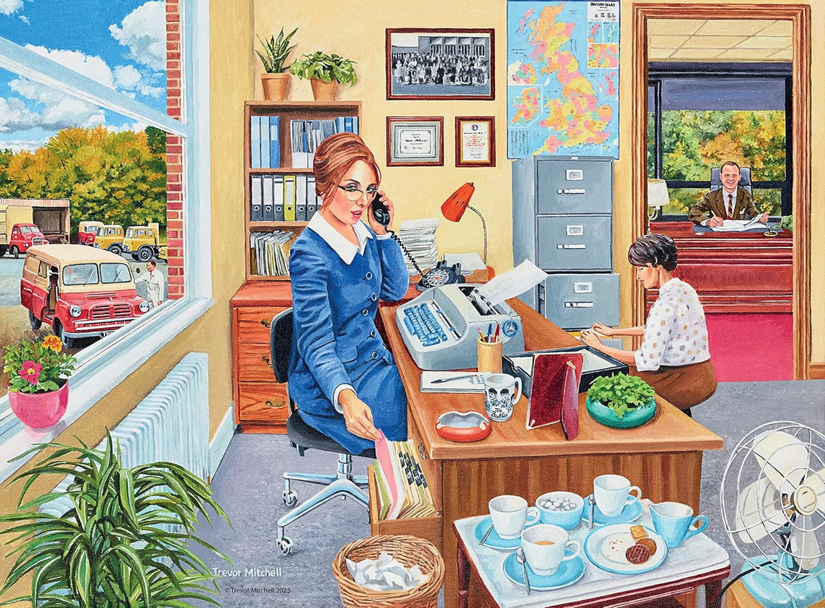 Ravensburger 4 x 500pc - Trevor Mitchell Happy Days No.6 Puzzle