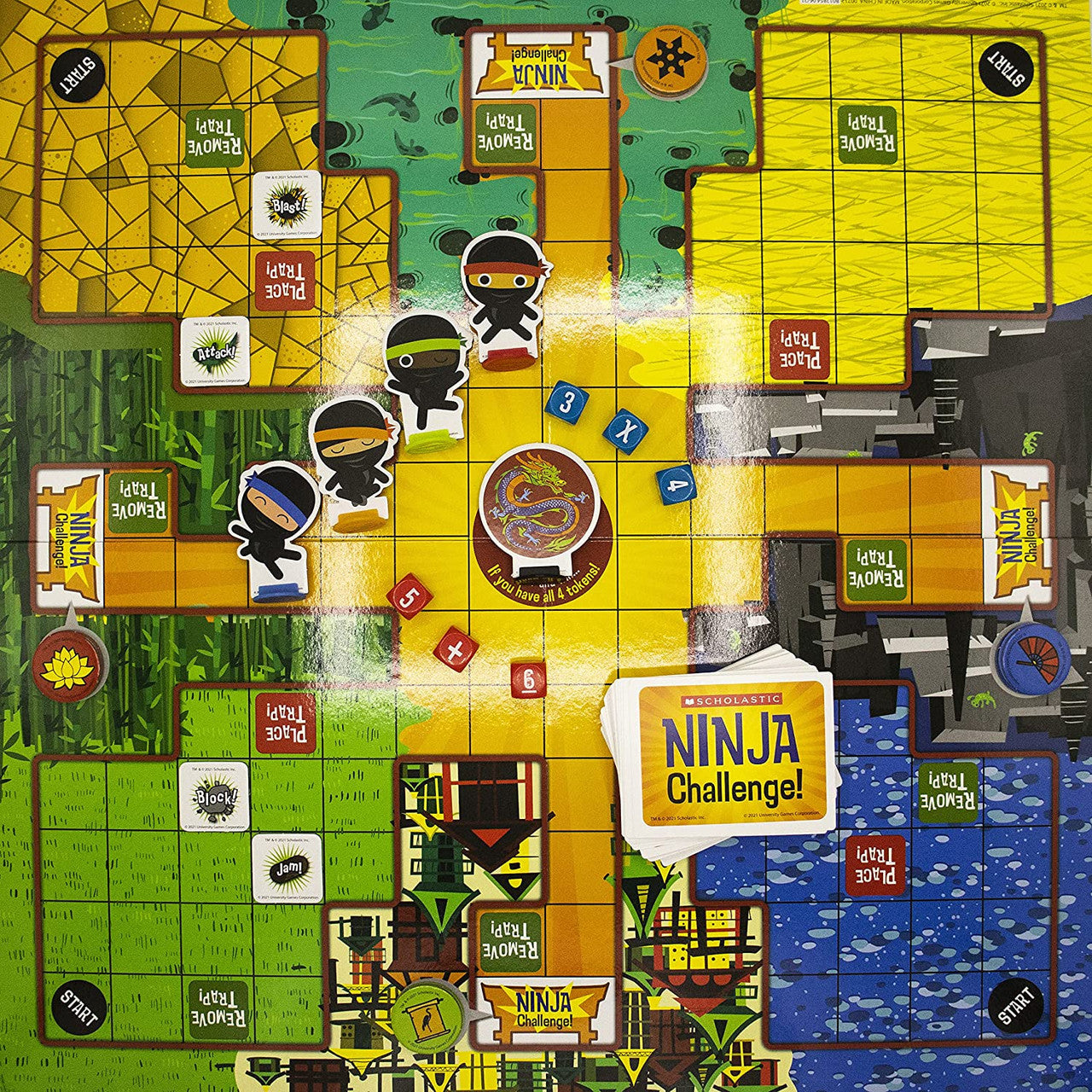 Scholastic - Number Ninjas Math Master Board Game