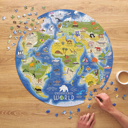 Ridley's 1000pc - Endangered World Jigsaw Puzzle