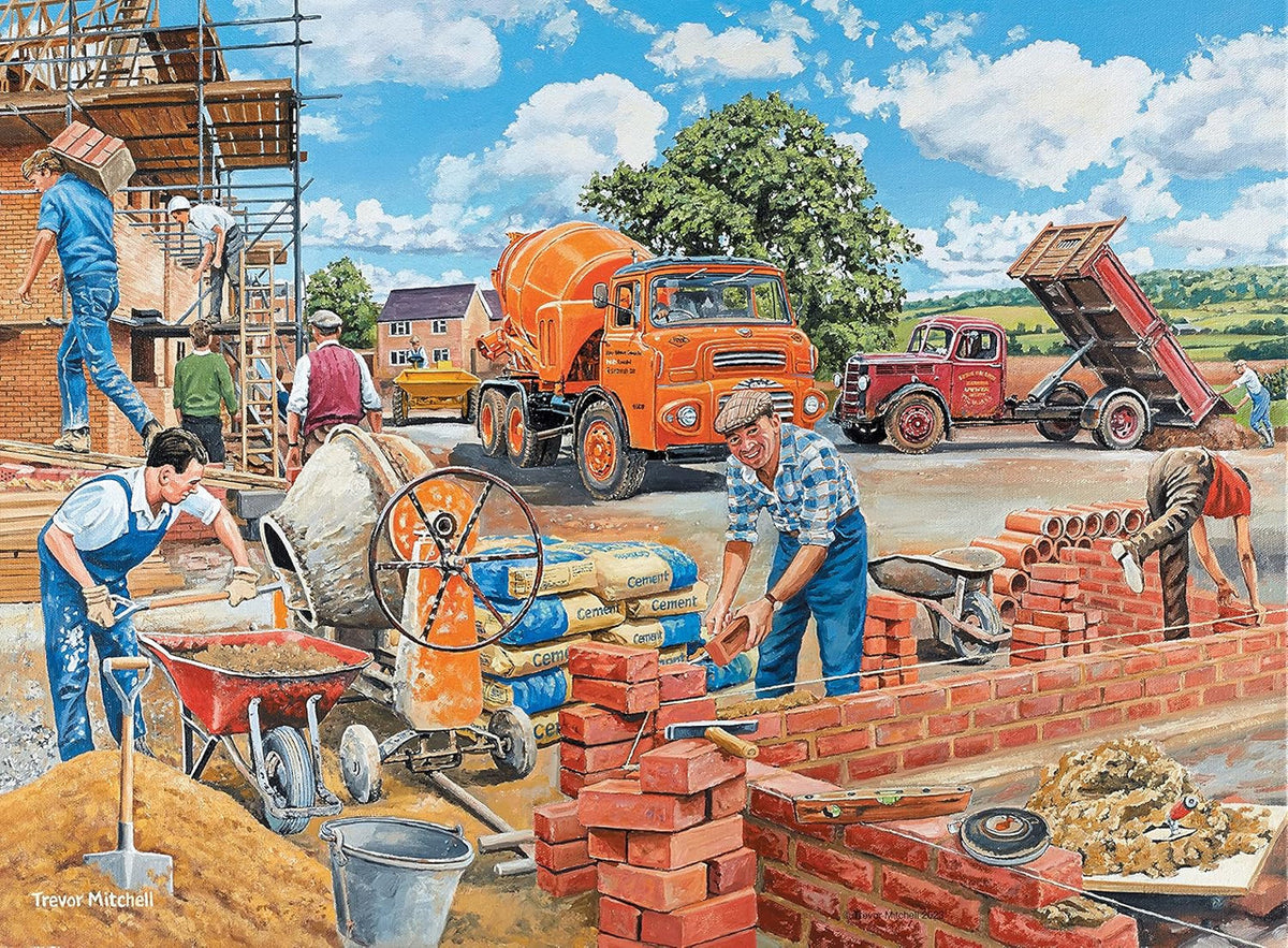 Ravensburger 4 x 500pc - Trevor Mitchell Happy Days No.6 Puzzle
