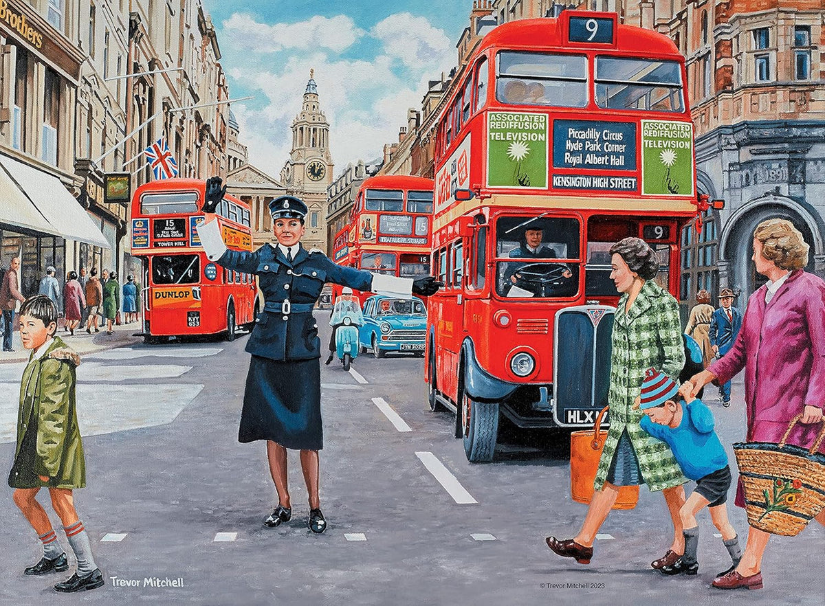 Ravensburger 4 x 500pc - Trevor Mitchell Happy Days No.6 Puzzle