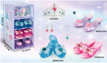 Princess Dress Up Set - Pink Heart Tiara & 3 Pairs of Shoes