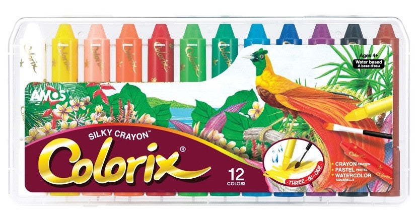 Amos - Colorix Silky Crayons 12pk