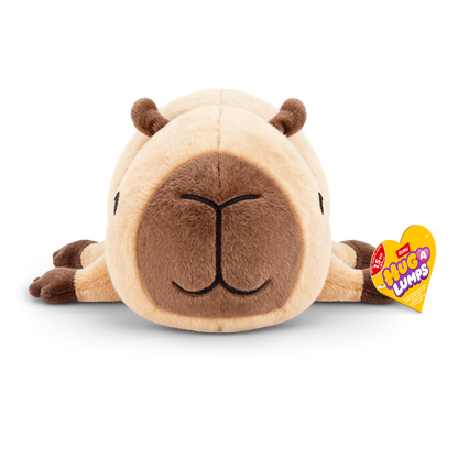 ZURU - Hug-a-Lumps Weighted Fluffy Plush Medium 1.3Kg - Connie The Capybara