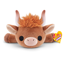ZURU - Hug-a-Lumps Weighted Fluffy Plush Medium 1.3Kg - Holly The Highland Cow