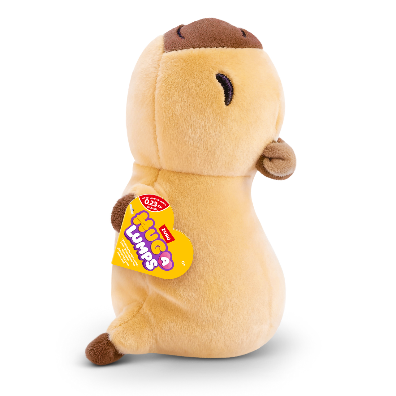 ZURU - Hug-a-Lumps Weighted Fluffy Plush Baby 0.23Kg - Connie The Capybara