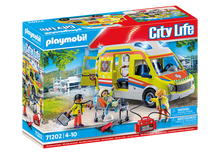 Playmobil City Life -  Ambulance with Lights and Sound 71202