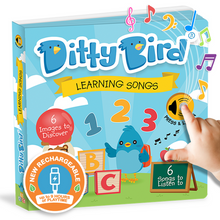 Ditty Bird - Learning Songs Board Book | USB-C Rechargeable