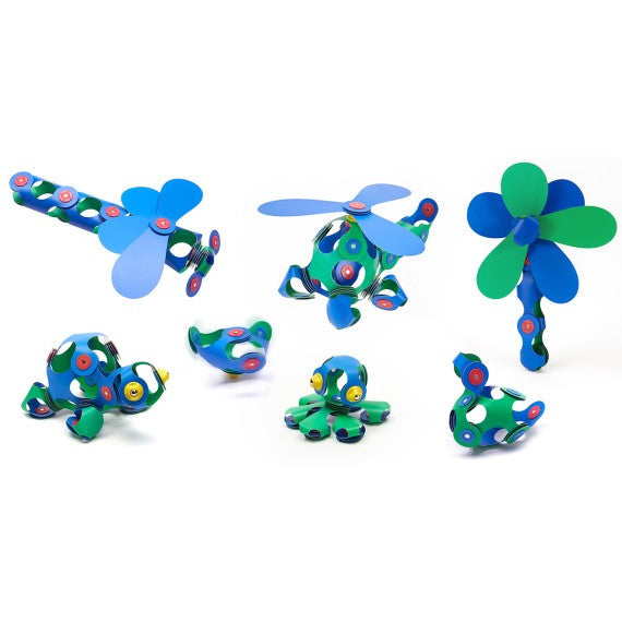 Clixo - Crew Pack - Blue/Green - 30 pieces