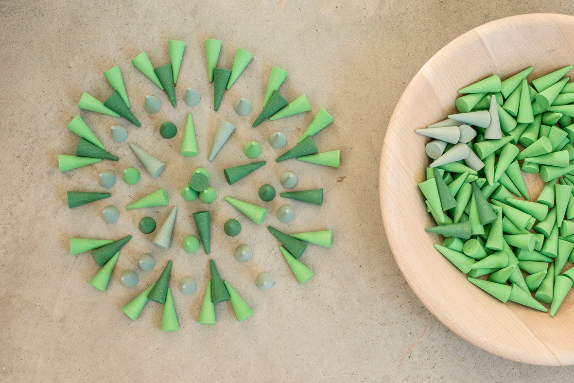Grapat Mandala Little Green Cones