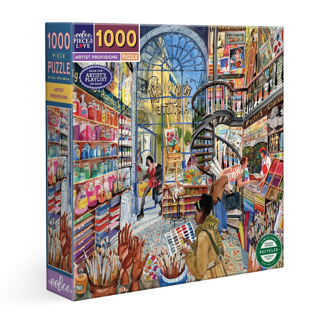 eeBoo 1000pc - Artist Provisions Puzzle