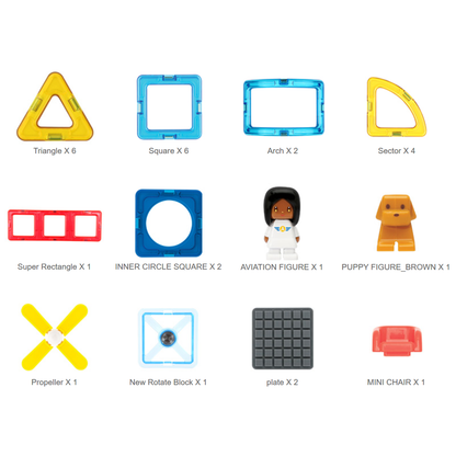 Magformers - Aviation Adventure Set 28 pce