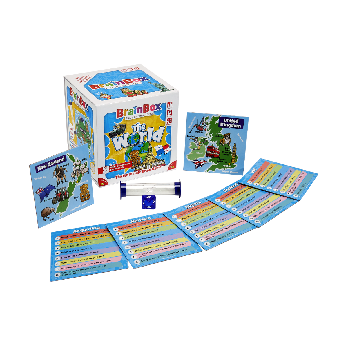 Brain Box BrainBox - The World Card Game | Educational Games | Discount Toy Co