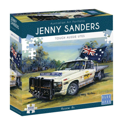 Blue Opal 1000pc - Jenny Sanders Aussie As Puzzle