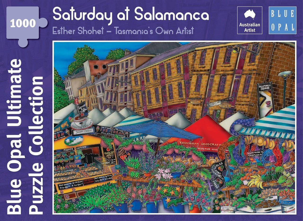 Blue Opal 1000pc - Saturday at Salamanca Puzzle **Slight Box Damage**
