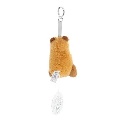 Besitos Capybara Grayson plush bag charm with keyring and lobster clasp