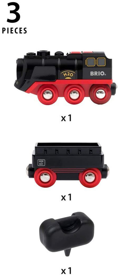 Brio - Battery Operated Steaming Train 3 pieces