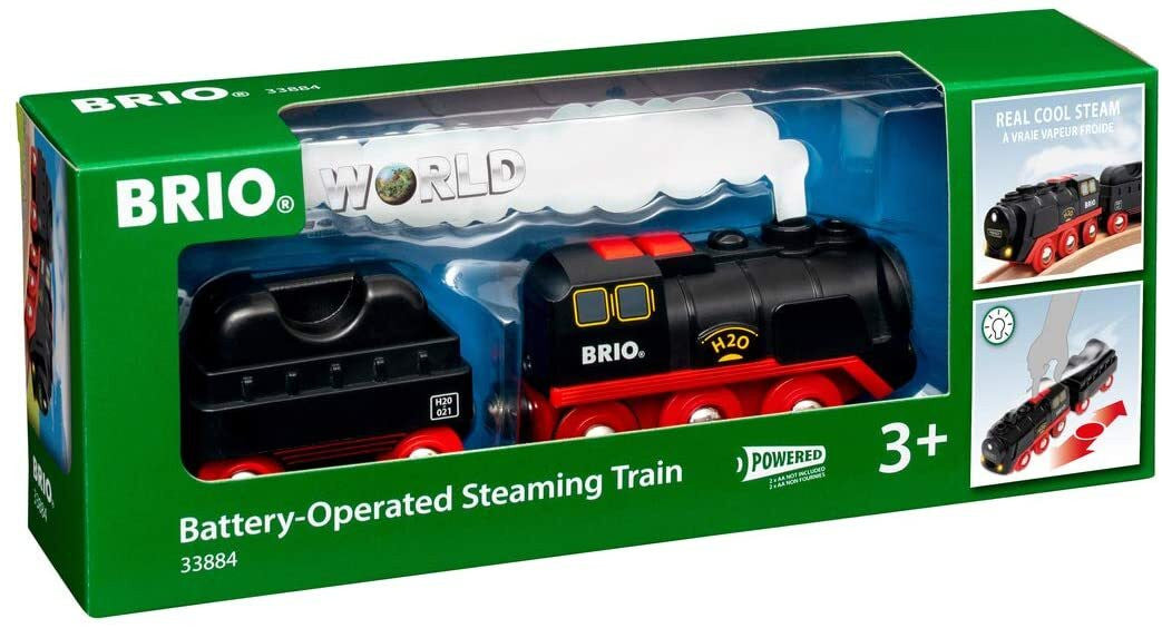 Brio - Battery Operated Steaming Train 3 pieces