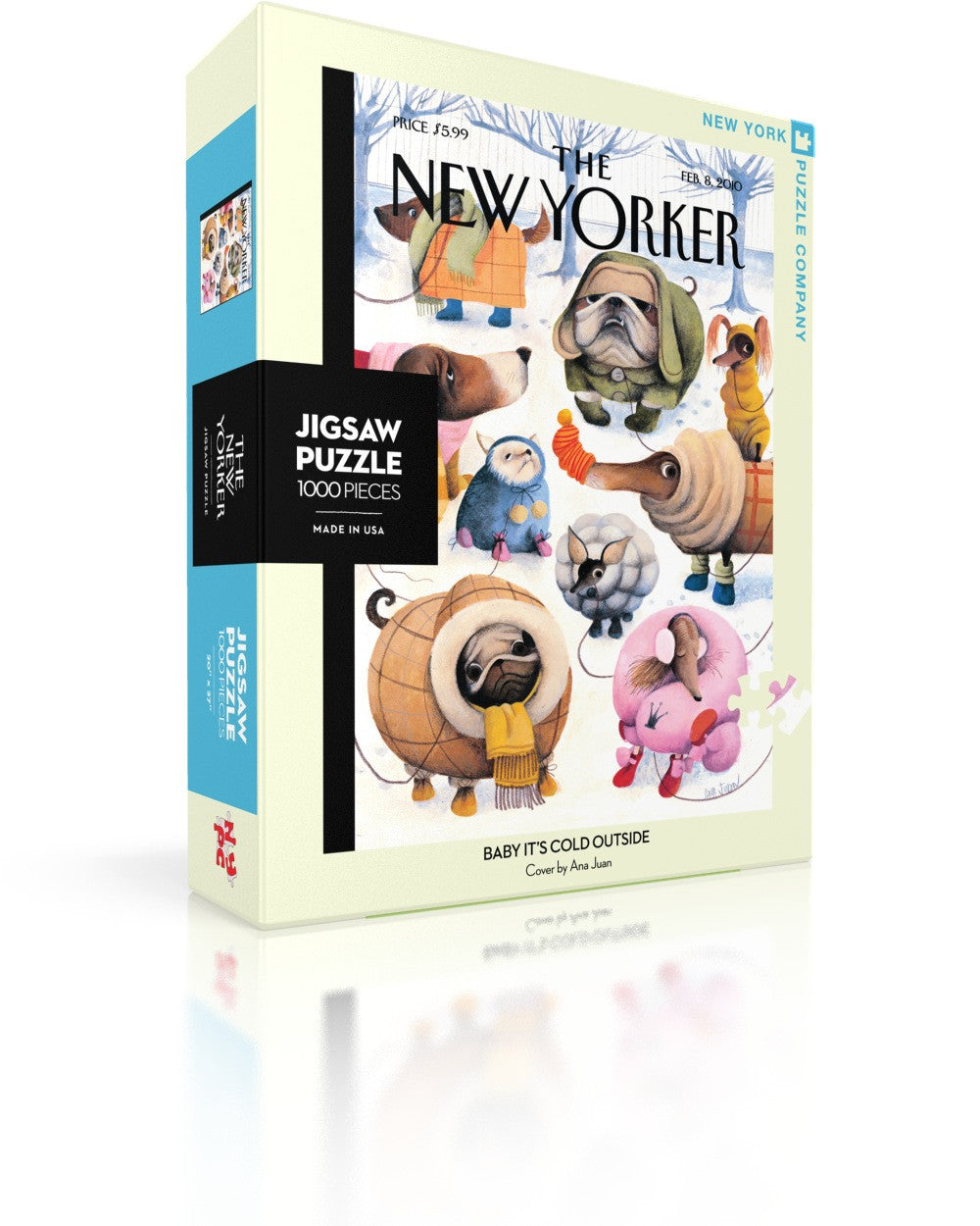 New York Puzzle Company 1000pc - Baby It's Cold Outside Puzzle