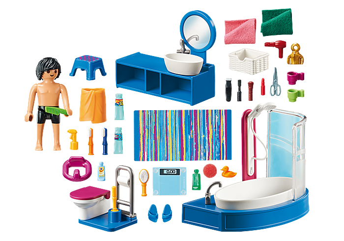 Playmobil Dollhouse - Bathroom with Tub | 70211