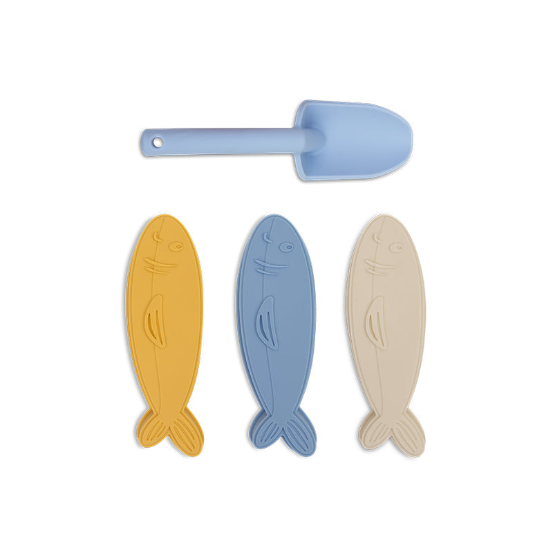 Swim Essentials Sunny Seagull Beach Toys – Multicoloured Bucket, Shovel & Sand Mould Set