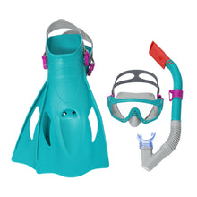 Close-up of the soft silicone sealing skirt on the Bestway adult snorkelling mask, for ages 14 and up