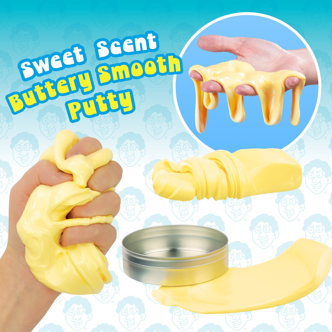Crazy Aaron's Thinking Putty - Better Butter 4" Tin