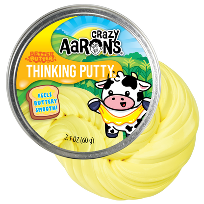 Crazy Aaron's Thinking Putty - Better Butter 4" Tin