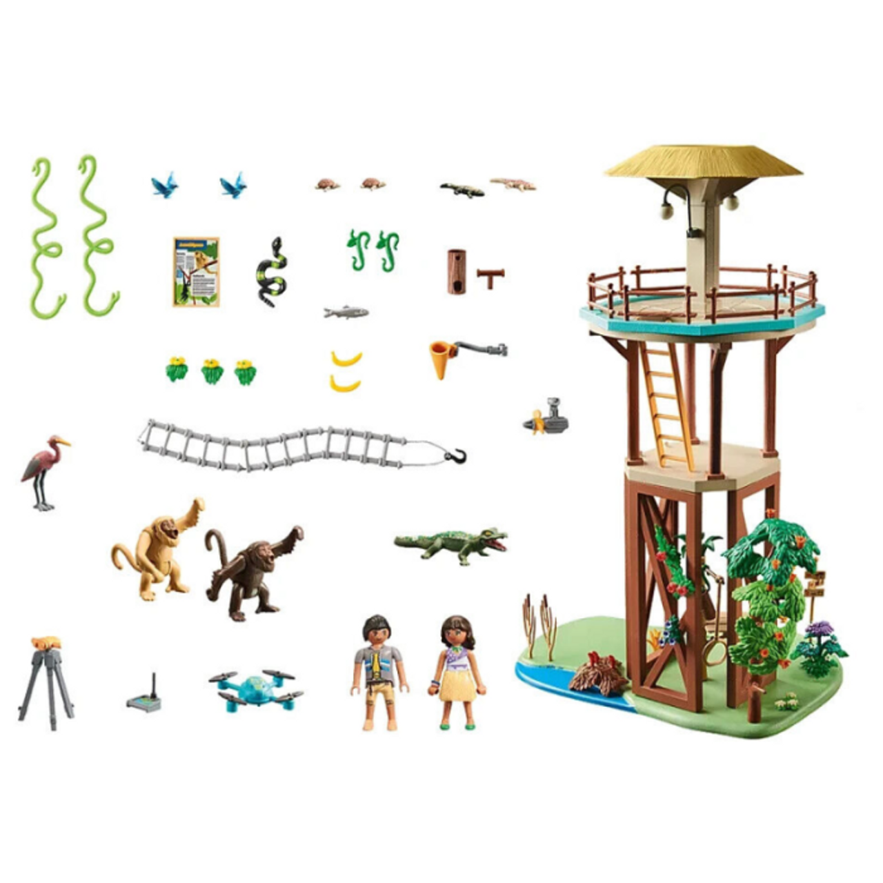 Playmobil Wiltopia - Research Tower with Compass - 71008
