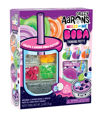 Crazy Aaron's  Thinking Putty - Boba Thinking Putty - Mixed by Me Kit