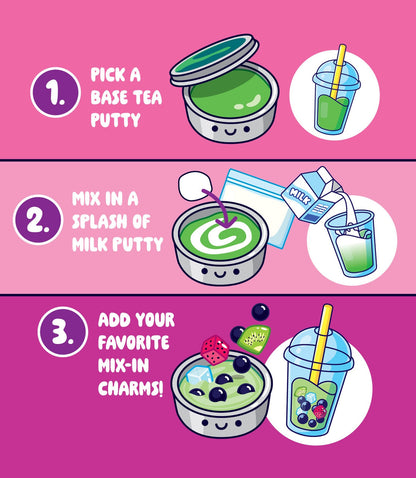 Crazy Aaron's  Thinking Putty - Boba Thinking Putty - Mixed by Me Kit