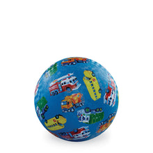Crocodile Creek 5" Playground Ball - City Vehicles (Blue)