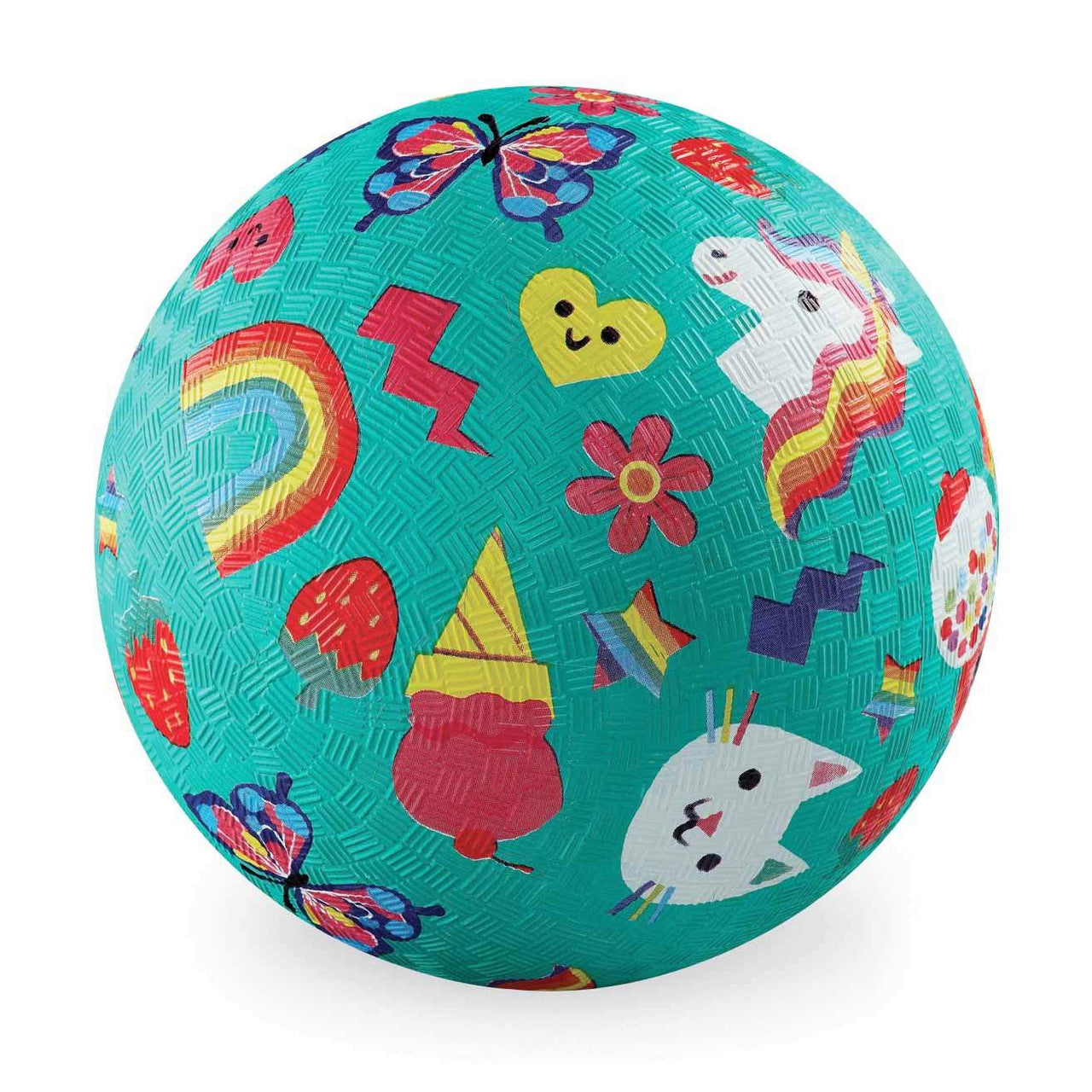 Crocodile Creek 7" Playground Ball - Smiley 7 Inch