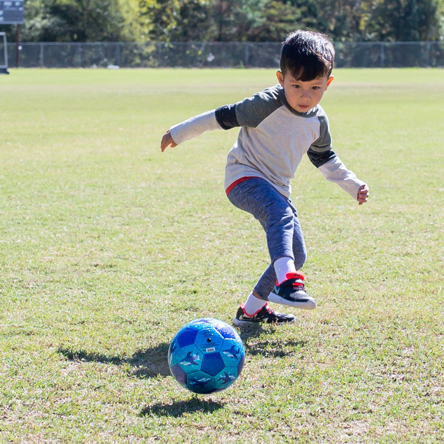 Crocodile Creek - Glitter Soccer Ball - Shark City (Size 3)