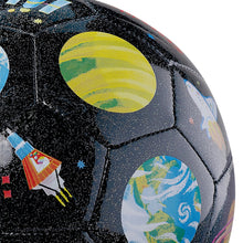 Crocodile Creek - Glitter Soccer Ball - Space Exploration (Size 3)
