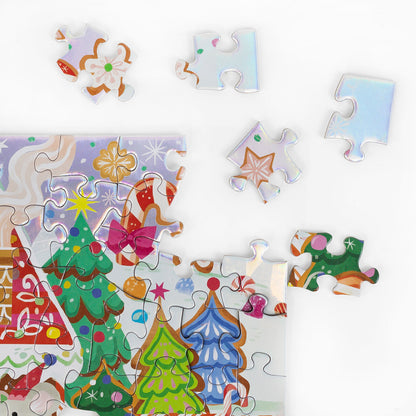 Crocodile Creek - Holographic 100pc - Gingerbread House