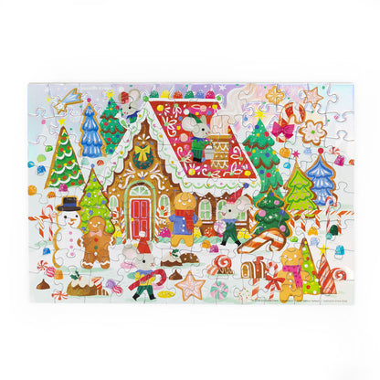 Crocodile Creek - Holographic 100pc - Gingerbread House