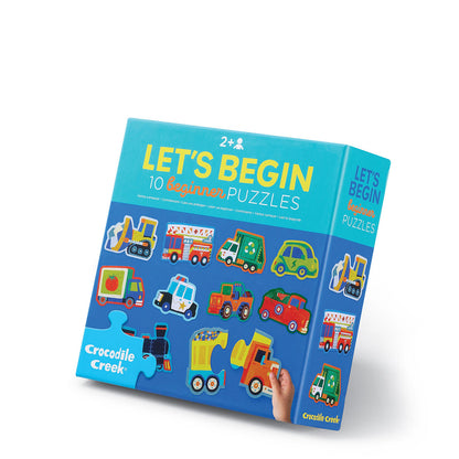 Crocodile Creek Let's Begin 2pc Vehicle Puzzles 29531