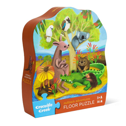 Crocodile Creek - Classic Floor Puzzle 36 pc - Outback Adventures