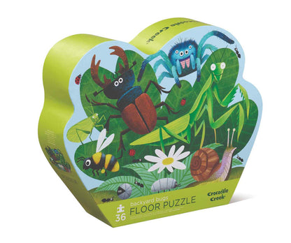 Crocodile Creek - Classic Floor Puzzle 36 pc - Backyard Bugs