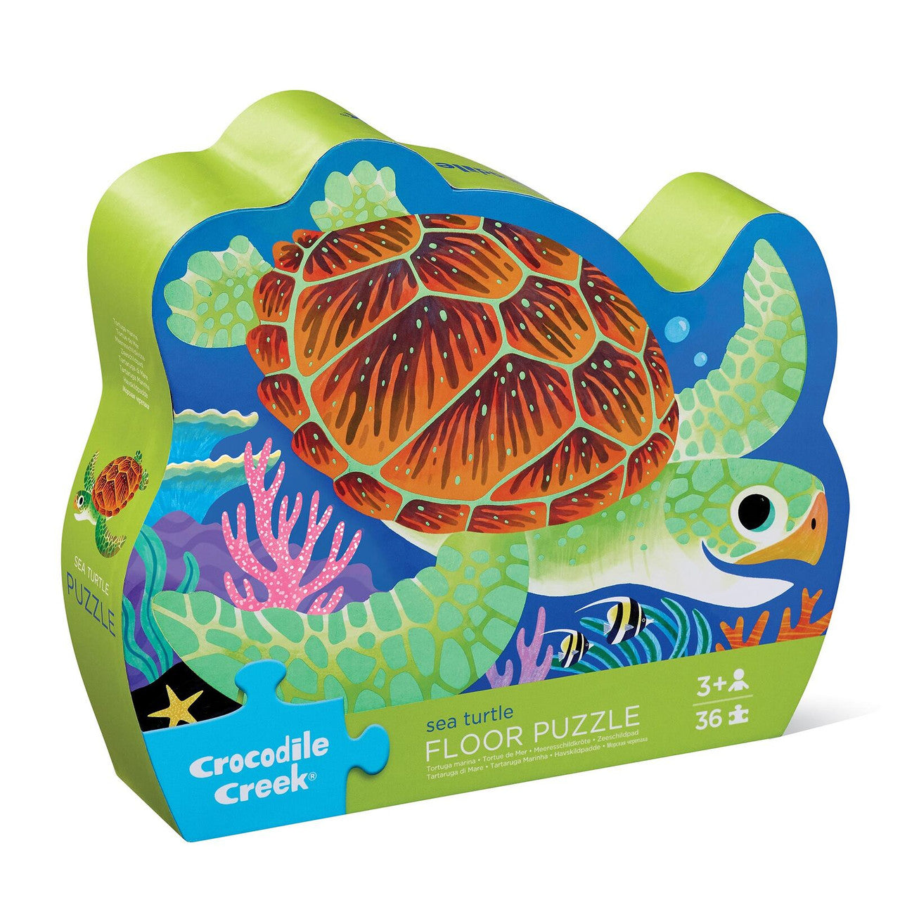 Crocodile Creek - Classic Floor Puzzle 36 pc - Sea Turtle