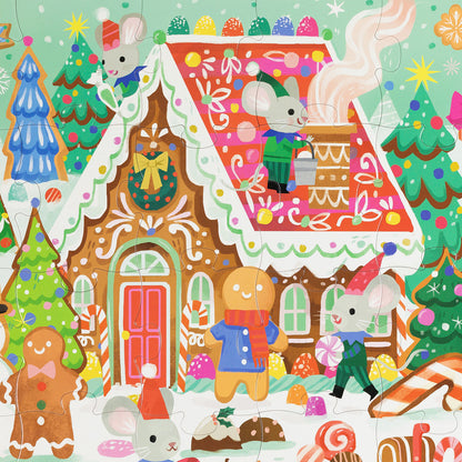 Crocodile Creek - Classic Floor Puzzle 24pc - Gingerbread House
