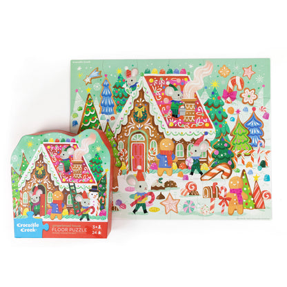 Crocodile Creek - Classic Floor Puzzle 24pc - Gingerbread House