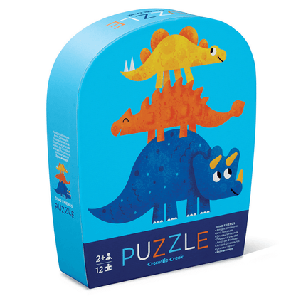 Crocodile Creek - 12pc Mini Puzzle - Dino Friends