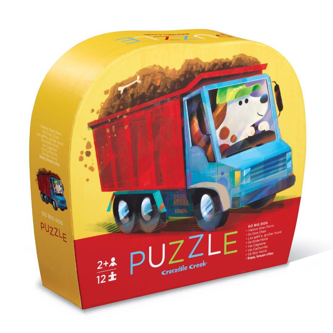 Crocodile Creek - 12 piece Mini Puzzle - Go Big Dog